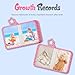 Fintie Baby Photo Album 4x6 Inch, 18 Photos My First Family Album Book with Soft Cloth Cover & Hook for Newborn/Toddlers/Kids/Baby Shower Memory Birthday Gifts, Raining Hearts