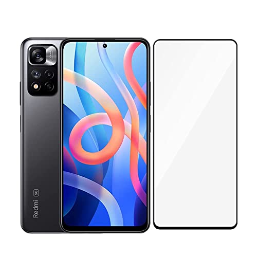 Image of VZZR?'s D+ / 11D Tempered Glass for Xiaomi 11i - Edge to Edge, 9H, 2.5D, 0.3mm, Full Glue, Full HD, Cover /Case Friendly Anti Scratch Screen Protector Guard with Easy Installation Kit