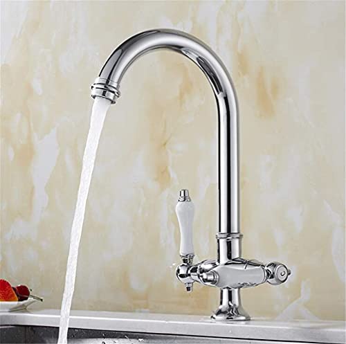 Robinet d'évier de cuisine robinets mitigeur eau potable filtre laiton - 2