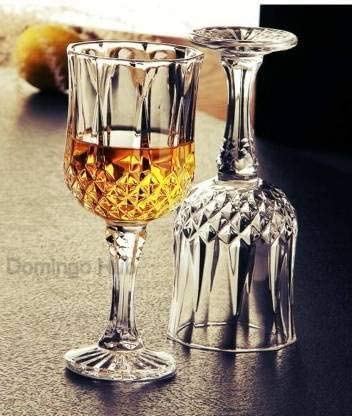 JIYAN FASHIONS | Stemless Wine Glass 160 ML, Set of 2 Red & White Wine Glasses for Party, Long Stem 10.5 oz Whiskey Glass Hand Blown Crystal - Unique Housewarming Gifts Lead-Free, Wine Accessories 4