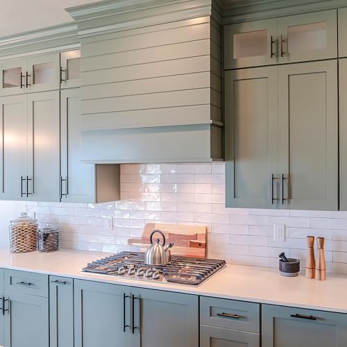 JOY DECOR 30 Pack Cabinet Handles, Black Cabinet Pulls, 8-3/4 in Hole Center Kitchen Hardware, Stainless Steel T Bar Handles for Dresser Drawers by JOY DECOR - Image 7