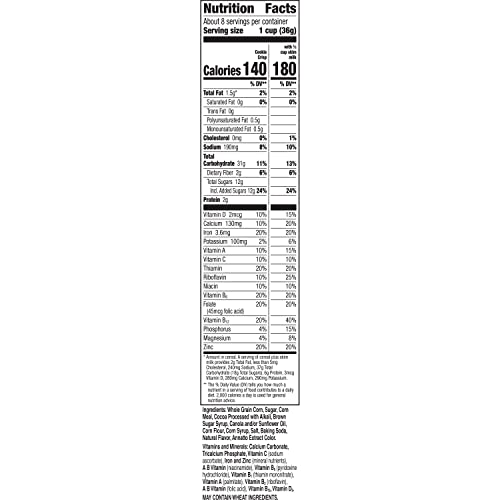 Image of Cookie Crisp, Breakfast Cereal, Chocolate Chip Cookie Taste, 10.6 oz (Pack of 2)