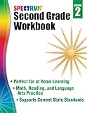 Spectrum Grade 2 Math & Language Arts Workbook-2nd Grade State Standards for Adding, Subtracting, Fractions, Grammar, Reading Comprehension Skills for Classroom or Homeschool (320 pgs)