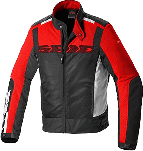 Marca: SPIDI Spidi Solar Net Sport Giacca moto in tessuto Nero/Rosso