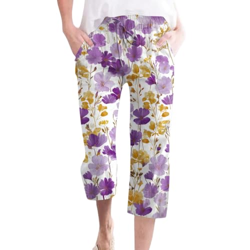 Pantalon Palazzo léger respirant et confortable à taille élastique