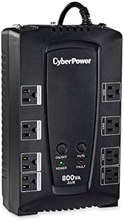 CyberPower CP800AVR AVR UPS System, 800VA/450W, 8 Outlets, Compact