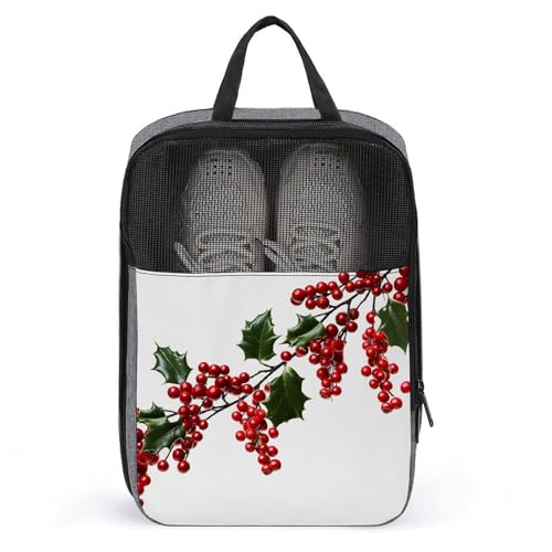 Bolsa de almacenamiento de zapatos de viaje y organizador portátil con asa unisex