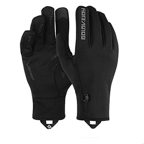 Aolex Touchscreen Handschuhe Fahrradhandschuhe Laufhandschuhe Fitness Winterhandschuhe (Black, XL) Cover