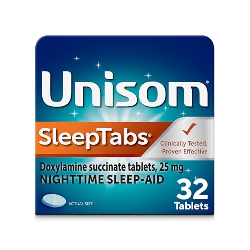 Unisom SleepTabs, Nighttime Sleep-aid, Doxylamine Succinate...