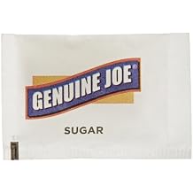 Genuine Joe GJO02390 Pure Sugar, 0.10-Ounce Packet Pack of 1200 Packets