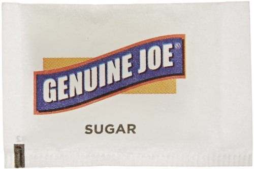 Genuine Joe GJO02390 Pure Sugar, 0.10-Ounce Packet (Pack of 1200 Packets) image 2