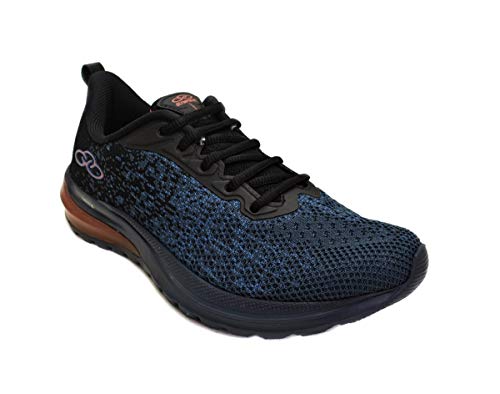 Tênis Olympikus Gravidade, Preto/Azul, 42