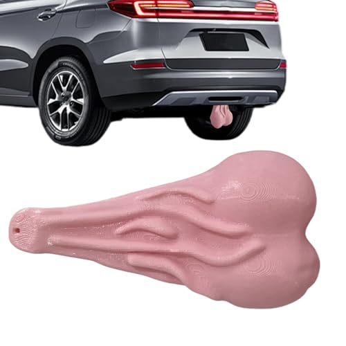 Funny Trailer Hitch Cover Balls Nuts 16.5x8.6x4.1cm ABS Hanging Truck Balls Nuts Truck Ball Nut Ball Nutss Sack for Trucks Hitch Exterior Vehicle Decoration Gag Prank for Boyfriend Husband Friends