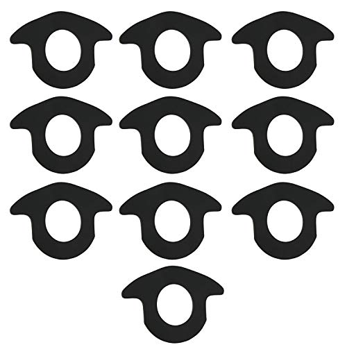 Midline Valve XNGH002-5 Gasket for Water Meter Flange 2 in. (10 Pack), 2 , Black