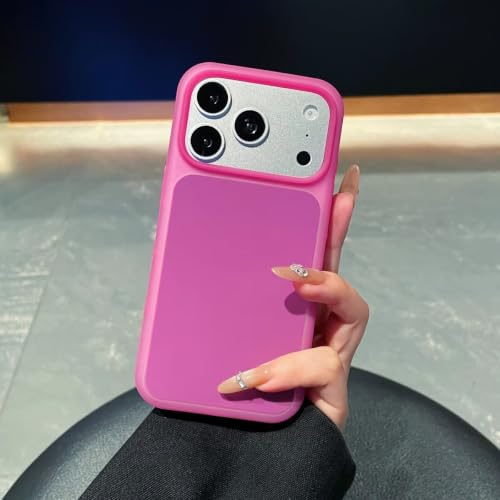 Coque iPhone 16 Pro silicone gel antichoc couleur unie pitaya coque de protection