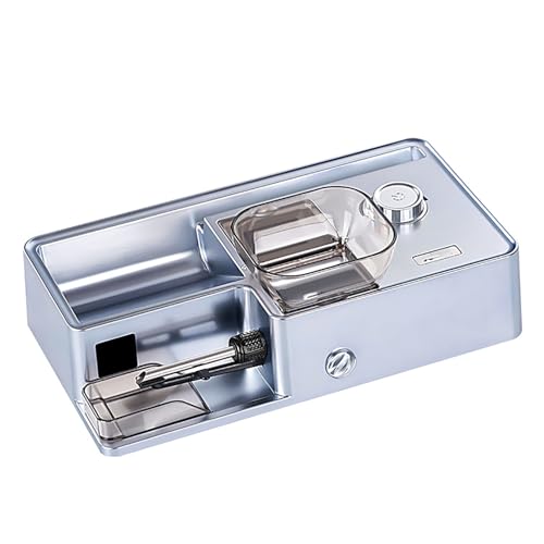 MObyat Máquina Eléctrica Portátil para Liar Cigarrillos, con Contador Automático, 5 Niveles De Velocidad, Doble Compartimento para Tabaco De 8,0/6,5/5,5 Mm