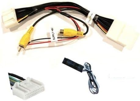 Retain OEM Factory Backup Reverse Camera to New Aftermarket Car Stereo Display/Navigation Radio Wire Harness w/ 6 Volt Converter for Some Toyota and Scion - Important- Compatible Vehicles Listed Below