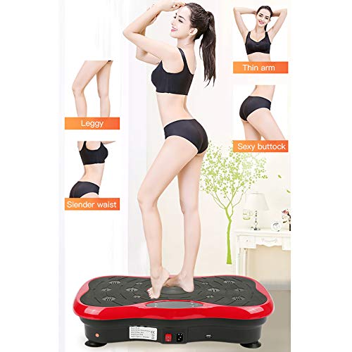 Akin Vibrationsplatte, Vibrationsplattform mit LCD-Bildschirm und Bluetooth Lautsprechern, Home Fatburner mit… – Bild 4