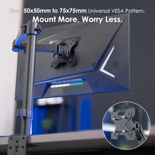 Kado Wall Mount Arm Mount Bracket Plate Adapter 50x50mm to 75x75mm Made for Sceptre Monitor E25 E27 E255B-FWD168 E255B-FWD240 E275B-FWD168 E275B-FWD240 E275B-QPD168 E278B-FWD240 Series by Kado - Image 3