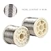 Surprecision Pure Nickel Wire Diameter 0.1mm Length 20m/65.62ft, 99.9% Purity Nickel Wire for Manufacturing and Scientific Experiments