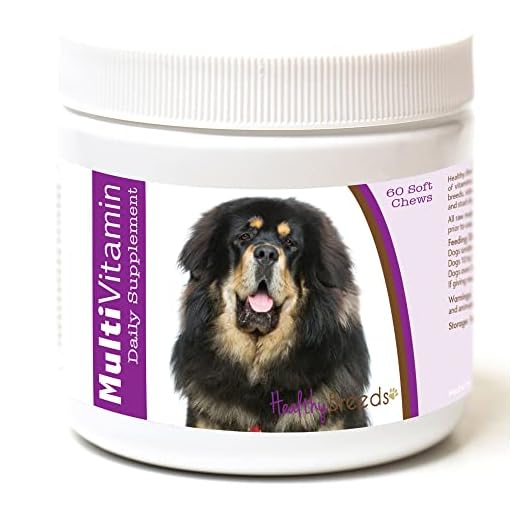Healthy Breeds Tibetan Mastiff Multi-Vitamin Soft Chews 60 Count