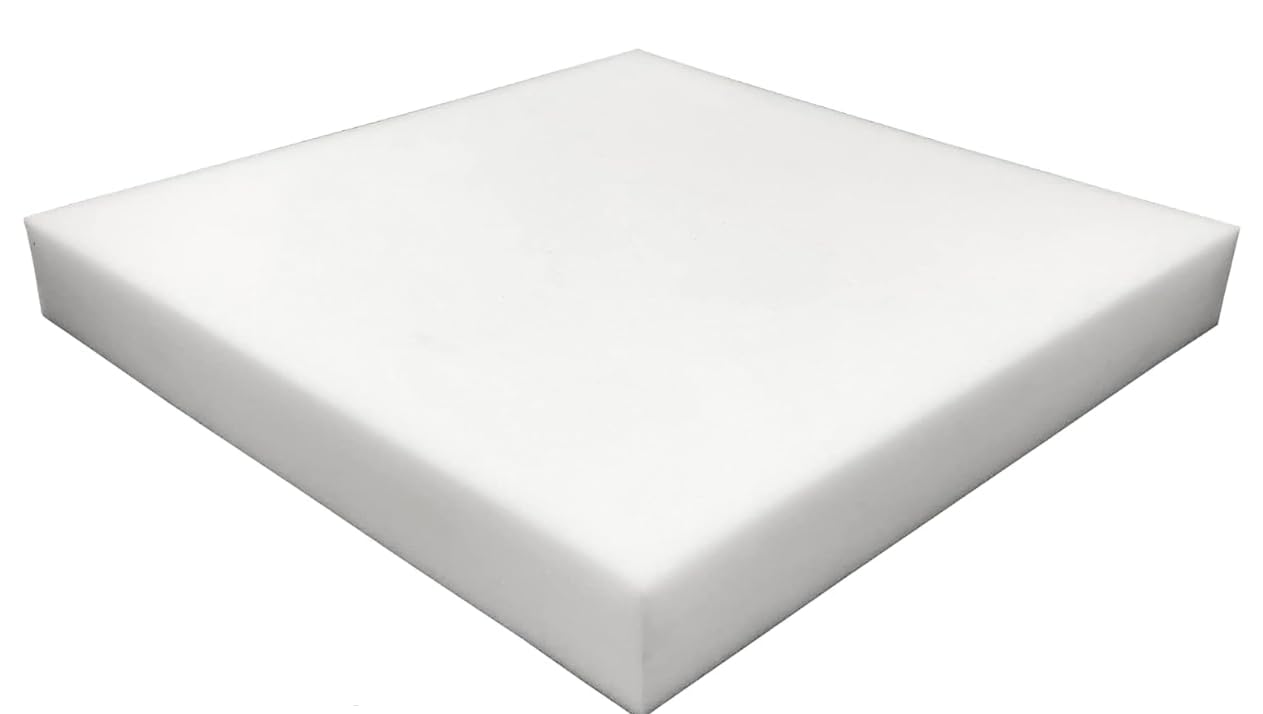 Foamma High-Density Custom Upholstery Foam Cuts | Revitalize Your Seats | Tailored Comfort for Your Seating Needs (28 x 28 x 4)