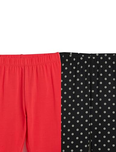 Image of Amazon Brand - Symbol Girl's Cotton Jersey Stretchable Leggings | Ankle Length | Aged 2-14 Years