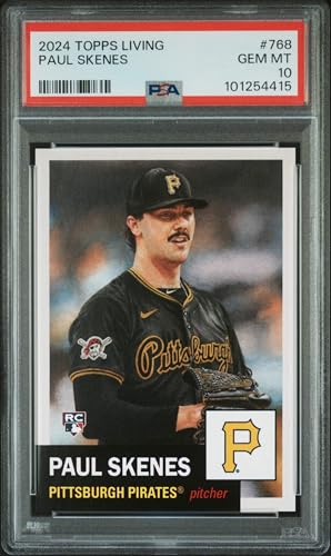 Graded 2024 Topps Living Paul Skenes #768 Rookie RC Baseball Card PSA 10 Gem Mint