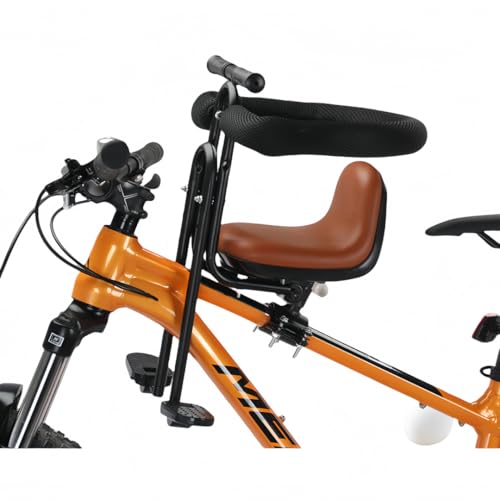 LightRiseさまざまな色をご用意自転車アクセサリチャイルドシートフロントマウントチャイルドバイクシート、 足置き場付きマウンテンバイク ベビーシート 、ィベビー自転車サドルキッズチェアバックレストアクセサリー、軽量 持ち易い 、6ヶ月から8歳までの子