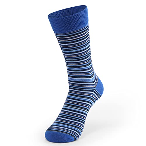Men'S Athletic Socks Men'S Large Long Striped Socks Sports Wear-Resistant Casual Socks