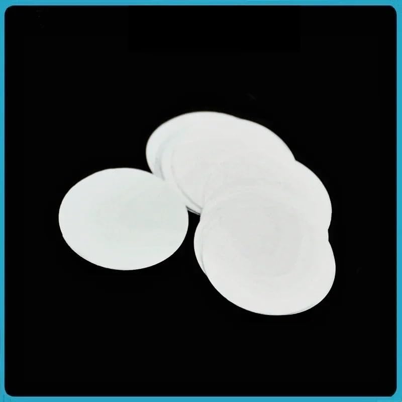 Microporous GF Filter Membranes 13mm & 25mm Diameter, 0.22um, 0.45um, 0.8um Pore Size, Hydrophilic Glass Cellulose, 80 Circles(GF13mmx0.22um)