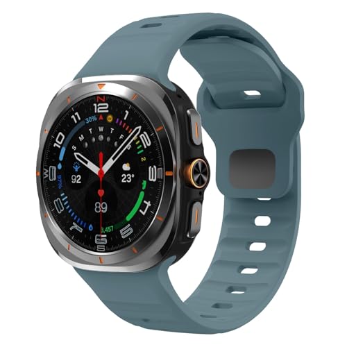 Bracelet silicone Samsung Galaxy Watch Ultra bicolore sans espaces 47mm