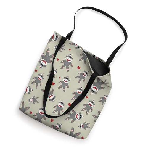 Bolso Tote con Diseño de Mono de Calcetín miniatura 2