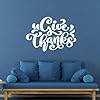 Vinyl Wall Stickers Calligraphy Phrases give Thanks i Love Fall Grateful be Thankful 50.4x73.6cm Multi Color Selection White #3