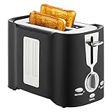 Toaster 2 Slice with 7 Shade Setting, Cancle, Reheat, Defrost Functions, Removable Crumb Tray,...