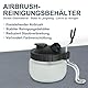 X ARTY HUB Airbrush Reinigungsset, 4 * 120 mL Airbrush Reiniger und Airbrush Reinigungstopf, Leistungsstarke Reinigung von Wasser- und Acrylpigmenten, für Airbrushes & Andere Künstlerische Werkzeuge