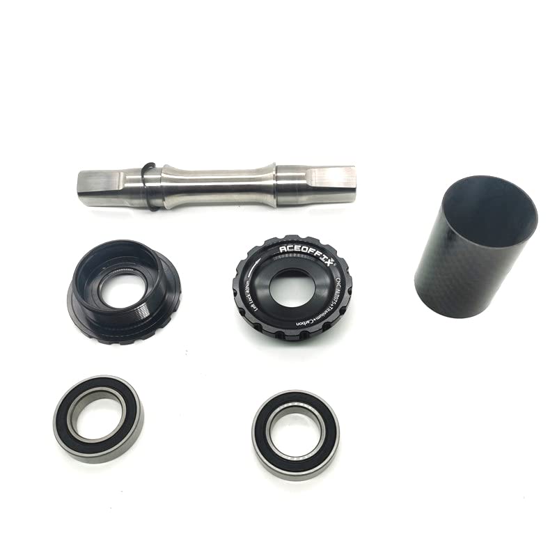 Tretlager 3 Farben Ultraleicht Titan-Quadrat-Kegel-Bodenhalterung 119mm for Fahrrad Innenlager