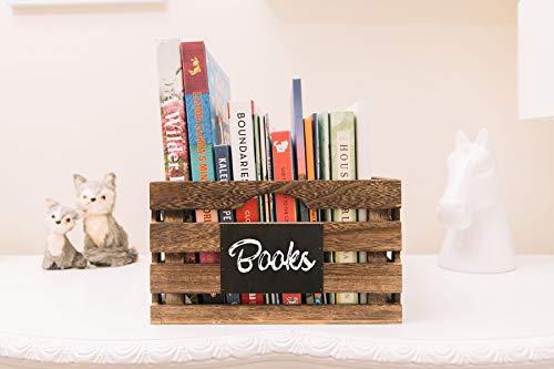 Premium Home Wooden Crates: Home Décor Wood Crates For Display, Wooden Boxes For Crafts, Decorative Wooden Crate, Wood Box Storage Crate, Wooden Basket Centerpieces For Home, Rustic Bathroom Décor #TOP4
