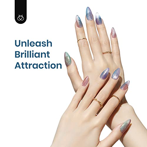 Beetles 6 Colors Holographic Glitter Cat Eye Gel Nail Polish Kit With Magnet Romantic Galaxy Series Soak Off Uv Led Gel Polish Set Home Diy Manicure Nail Salon Varnish Spring Summer Nail Art #TOP5