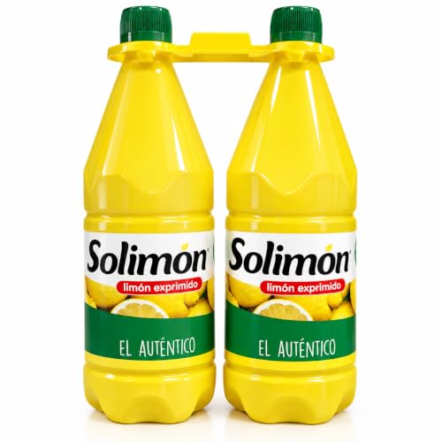 Solimon | Zumo de Limón Exprimido 100% Natural | 2 x1 litro