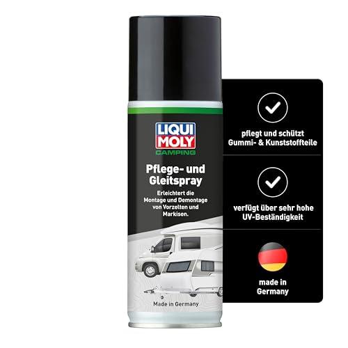 LIQUI MOLY Camping Pflege- und Gleitspray | 200 ml | Reinigung / Pflege / Wartung | Art.-Nr.: 21808