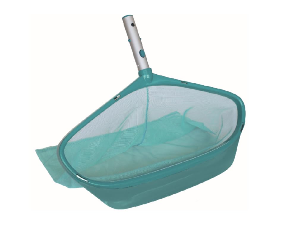 BAYROL Bodenkescher – 50 cm Breiter Kescher mit 5 cm geformtem Rakel, kompatibel mit gängigen Teleskopstangen