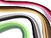 Quilling Paper Set, Bulk Quilling Paper Strips, 1080 Count (43 Colors, 20.8 in, 9 Pack)