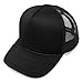 Plain Trucker Hat in Black
