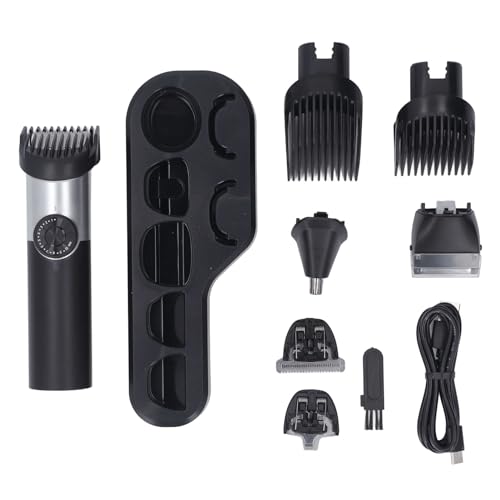 Tondeuse à cheveux pour hommes 5 en 1 avec écran LCD et 19 hauteurs de coupe