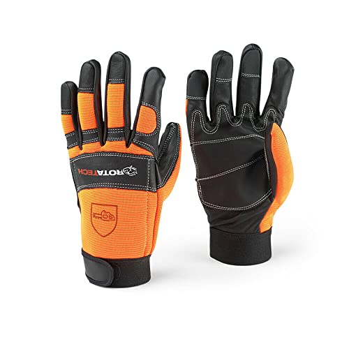 Gants de sécurité pour tronçonneuse anti coupure classe 1 de taille M 9