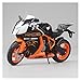 DZYWL Modèles D'échelle De Simulation pour KTM RC8 1:12 Simulation Statique Moulage sous Pression Moto Modèle Jouet Vacances Cadeau Décoration Nouvel an Anniversaire