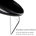 Nail Arm Rest, Microfiber Leather Manicure Hand Pillow, for All Brands Nail Dryer Lamp and Nail Technician Salon Use (Black)