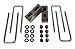 Tuff Country 97026 2" Rear Block & U-Bolt Kit 4wd Compatible with/Replacement for Chevy Silverado 3500 2001-2010