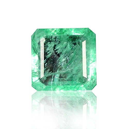 gemhub 3.95 Ct. Natural Green Emerald Egl Certified Loose Gemstone - for Pendant/Ring/Necklace AO-481